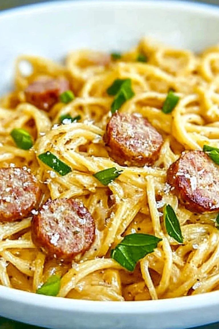 Creamy Cajun Chicken and Sausage Pasta Recipe