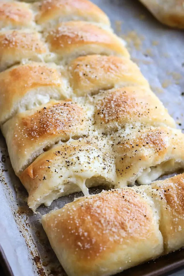 15-Minute Stuffed Garlic Cheese Bread Recipe