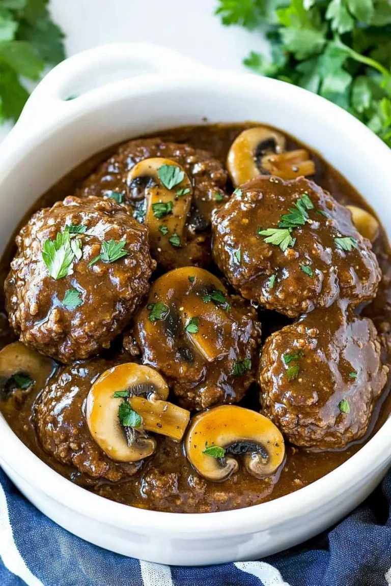 Slow Cooker Salisbury Steak