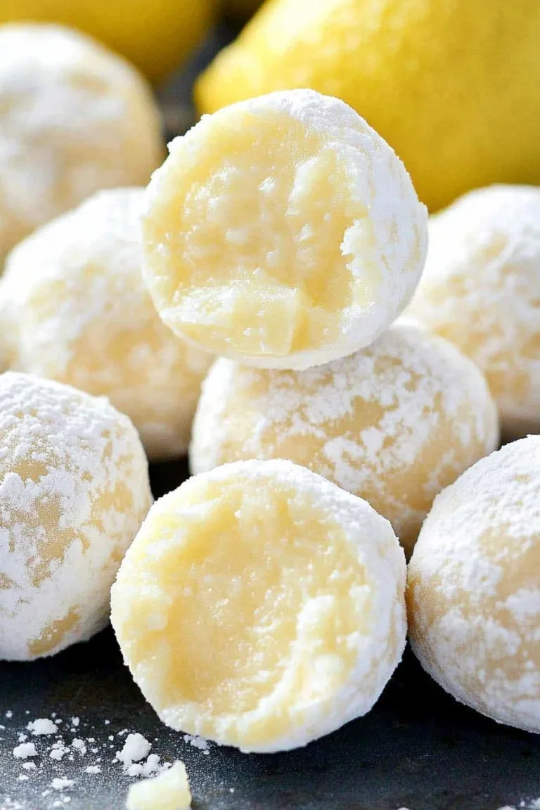 White Chocolate Lemon Truffles