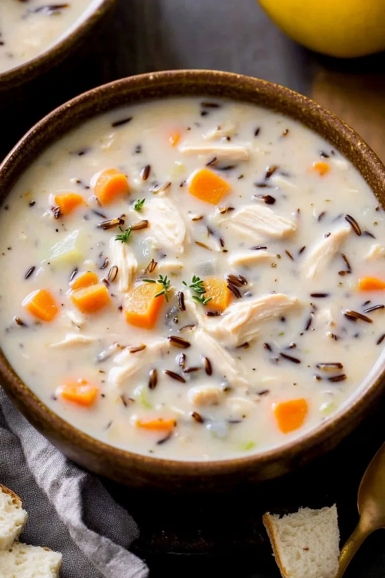 Creamy Chicken and Wild Rice Soup Recipe