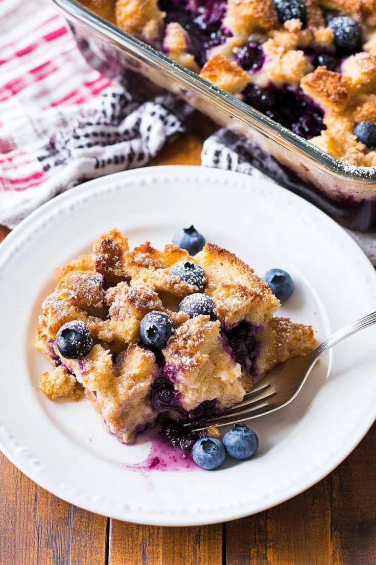 Blueberry French Toast Casserole