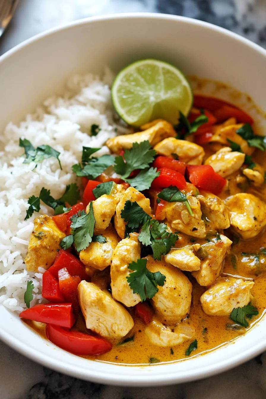 Coconut Curry Chicken Recipe: Delicious & Easy