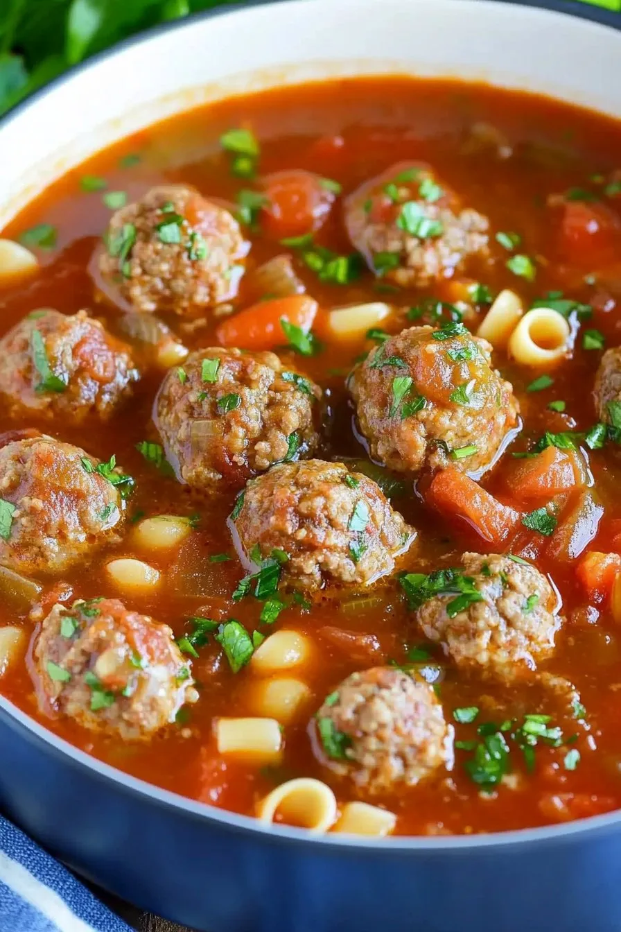 Italian Meatball Soup Recipe: Delicious and Easy