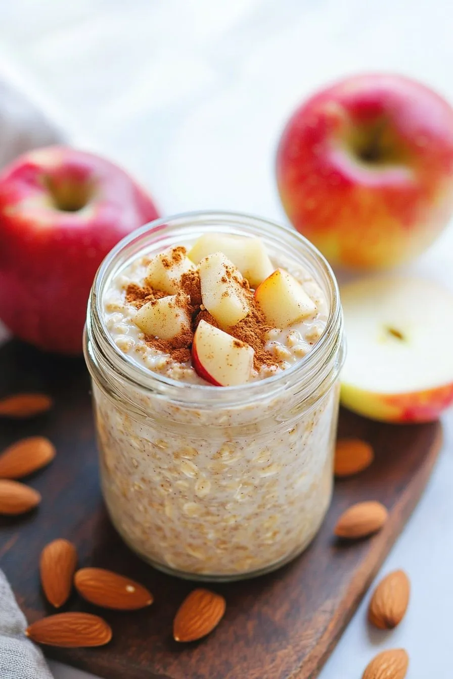 Apple Cinnamon Overnight Oats: Easy Breakfast Recipe