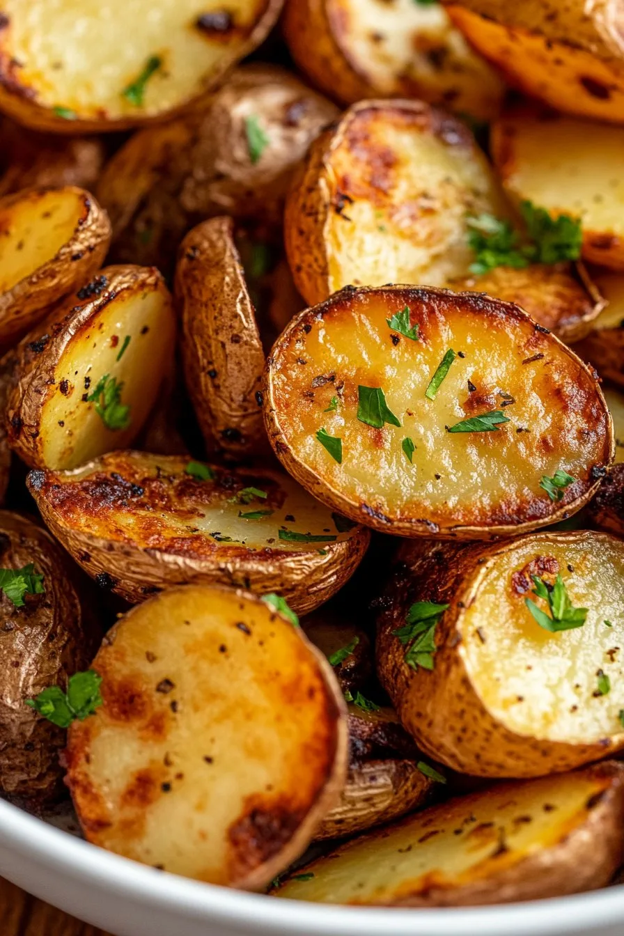 Air Fryer Sliced Potatoes