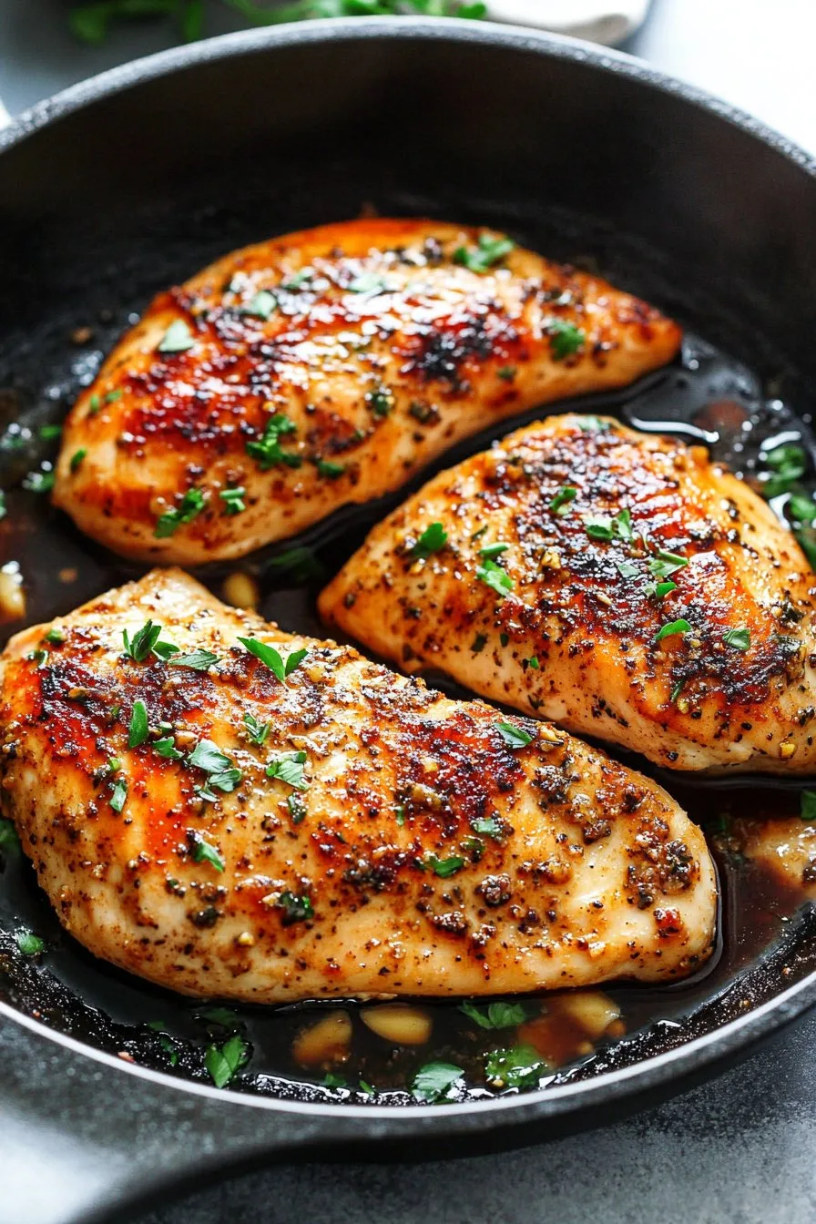 Garlic Butter Baked Chicken Breast