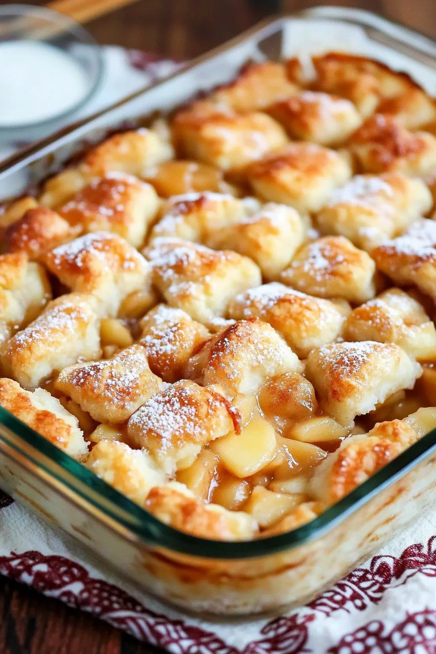 Apple Bubble Up Casserole