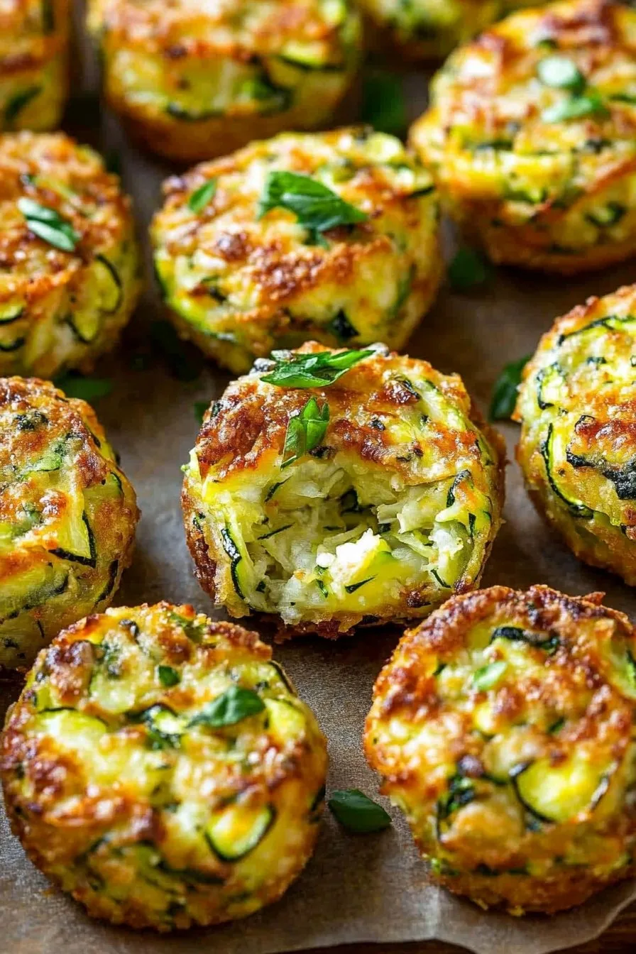 Zucchini Garlic Bites