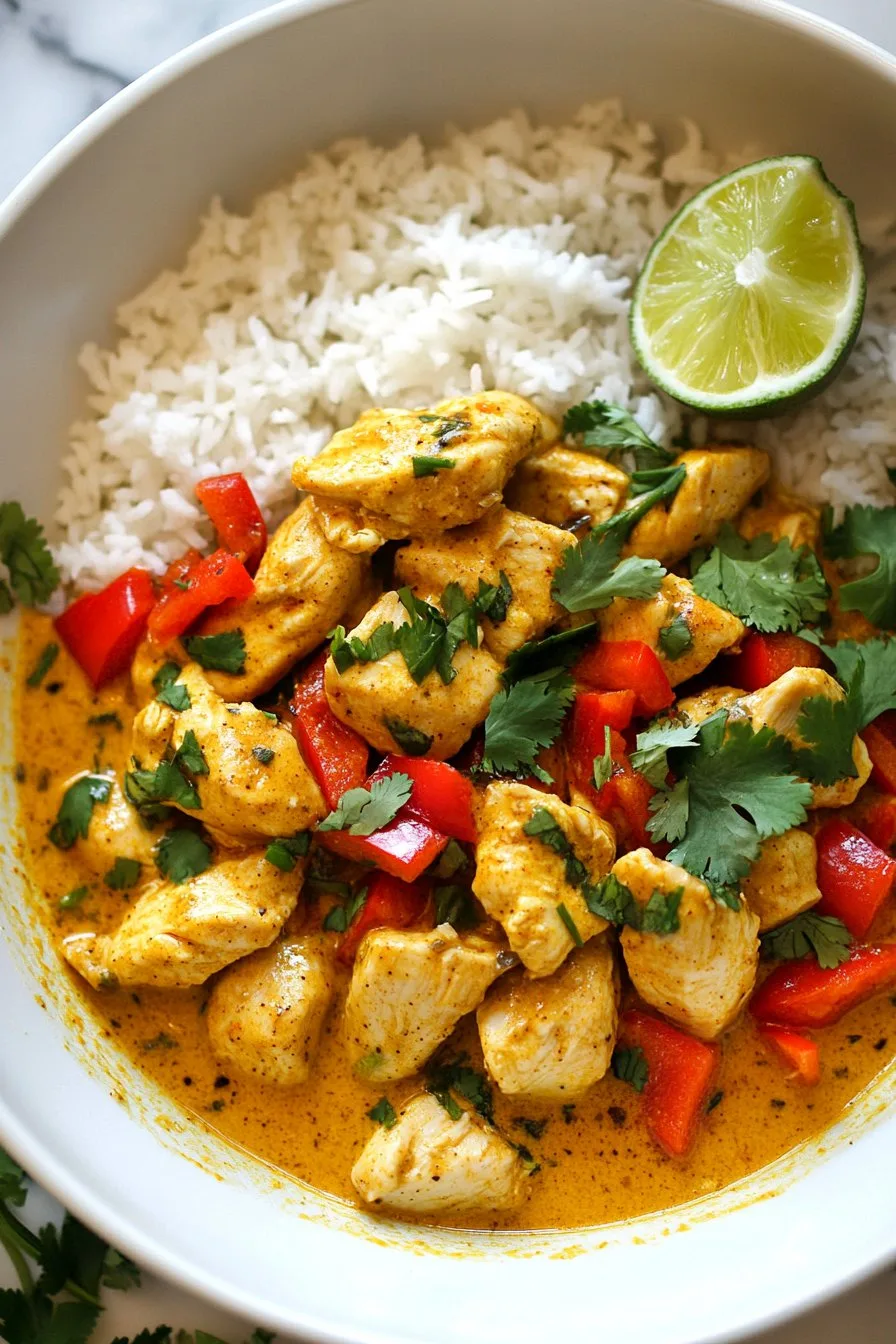 Coconut Curry Chicken Recipe: Delicious & Easy