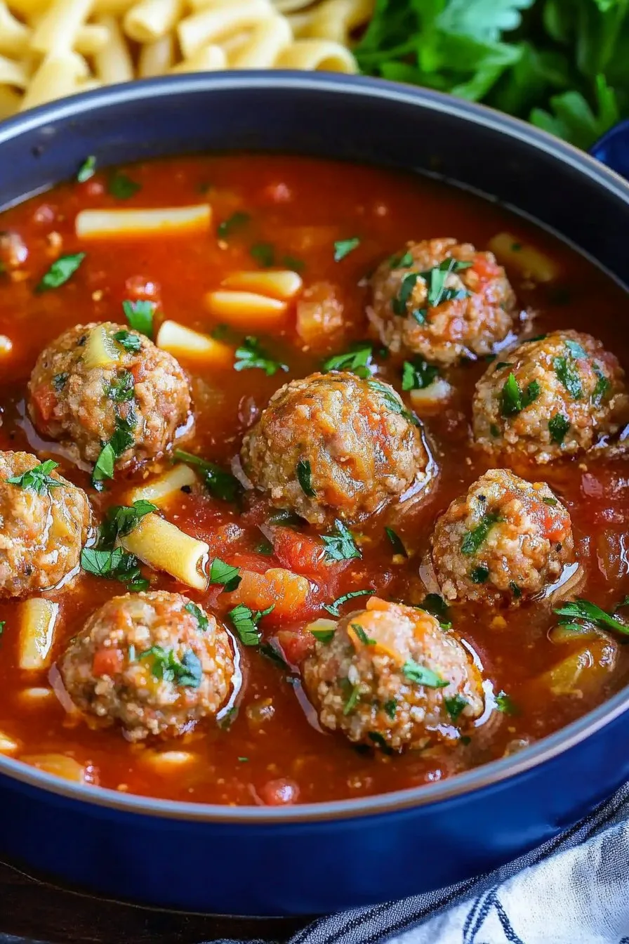 Italian Meatball Soup Recipe: Delicious and Easy