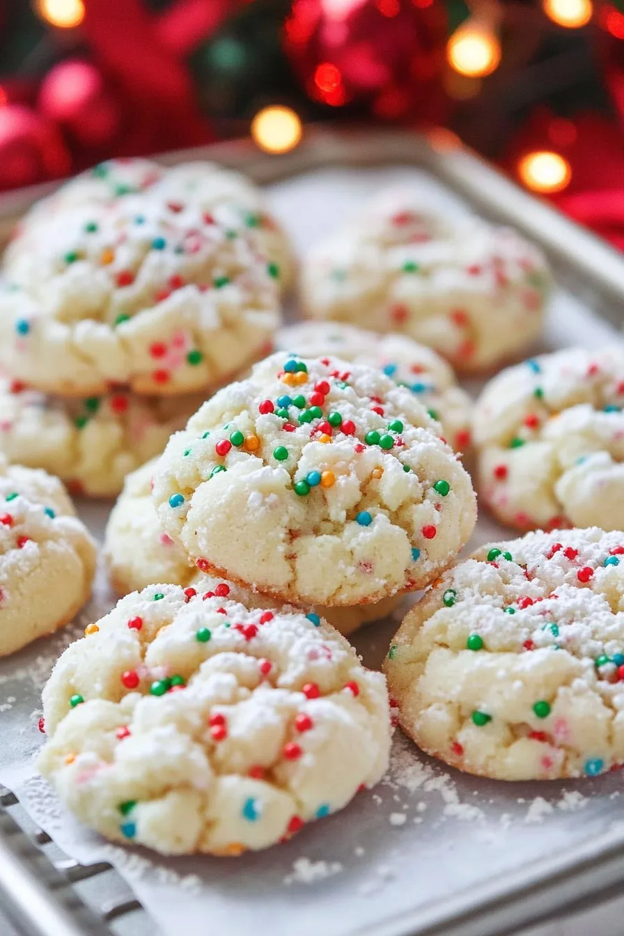 Christmas Gooey Butter Cookies Recipe: A Festive Delight