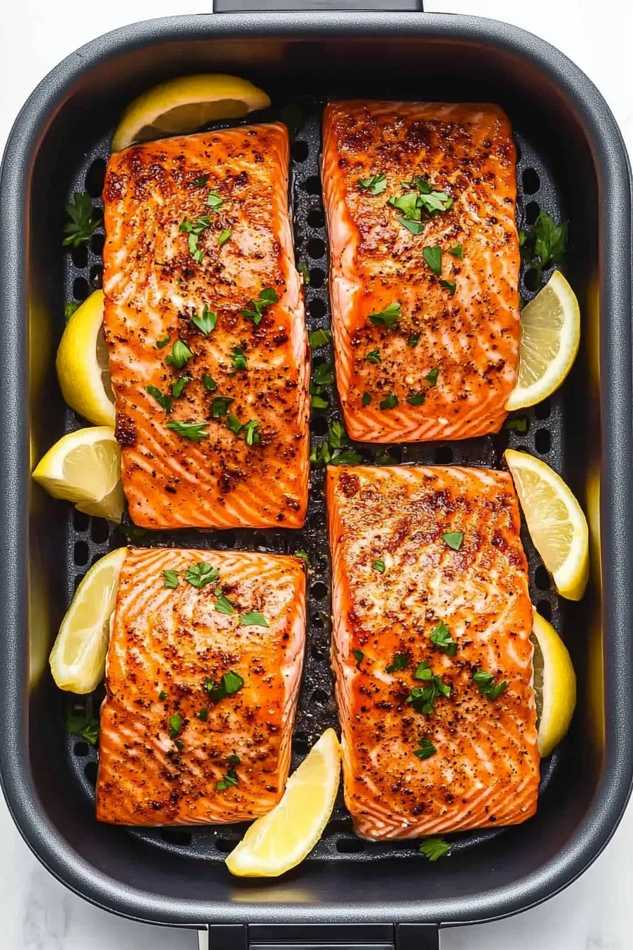 Healthy Air Fryer Salmon Recipe - Quick & Delicious