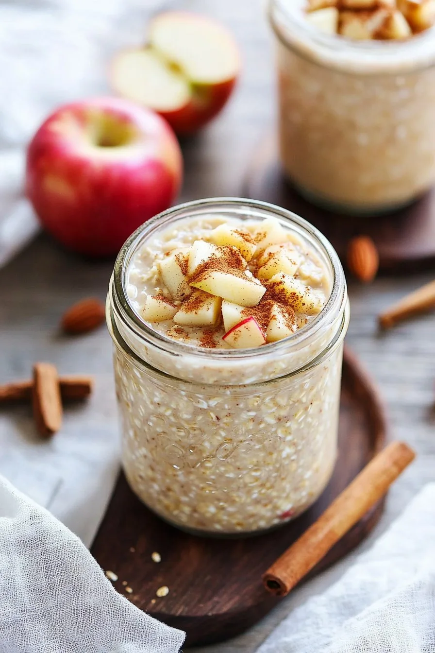 Apple Cinnamon Overnight Oats: Easy Breakfast Recipe