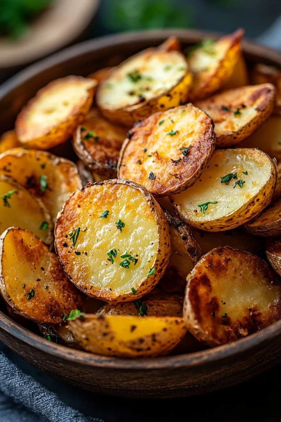 Air Fryer Sliced Potatoes