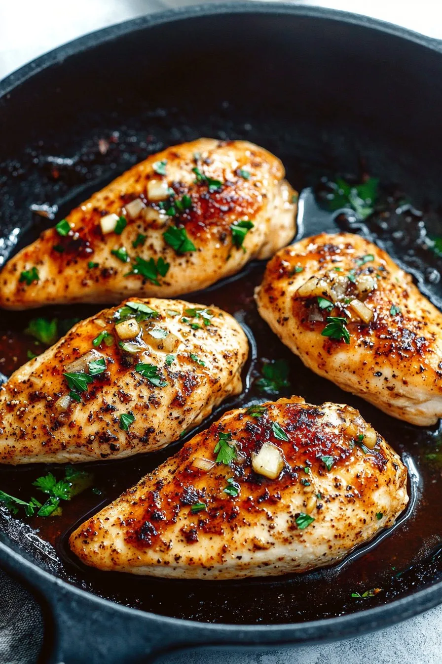 Garlic Butter Baked Chicken Breast