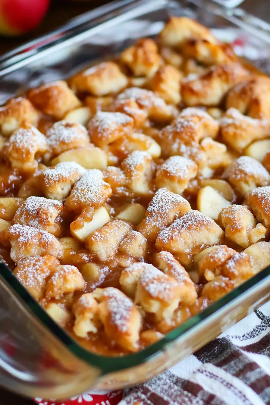 Apple Bubble Up Casserole