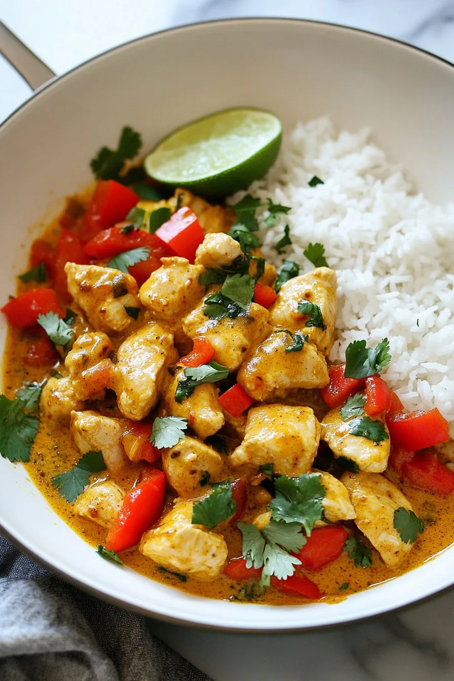 Coconut Curry Chicken Recipe: Delicious & Easy