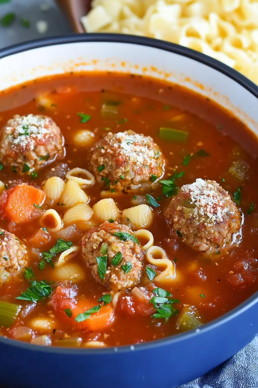 Italian Meatball Soup Recipe: Delicious and Easy