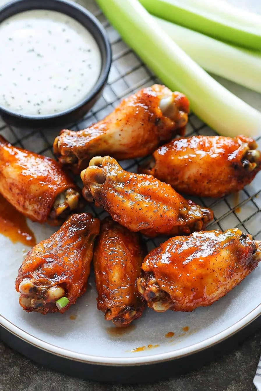 Crispy Oven Baked Chicken Wings Recipe