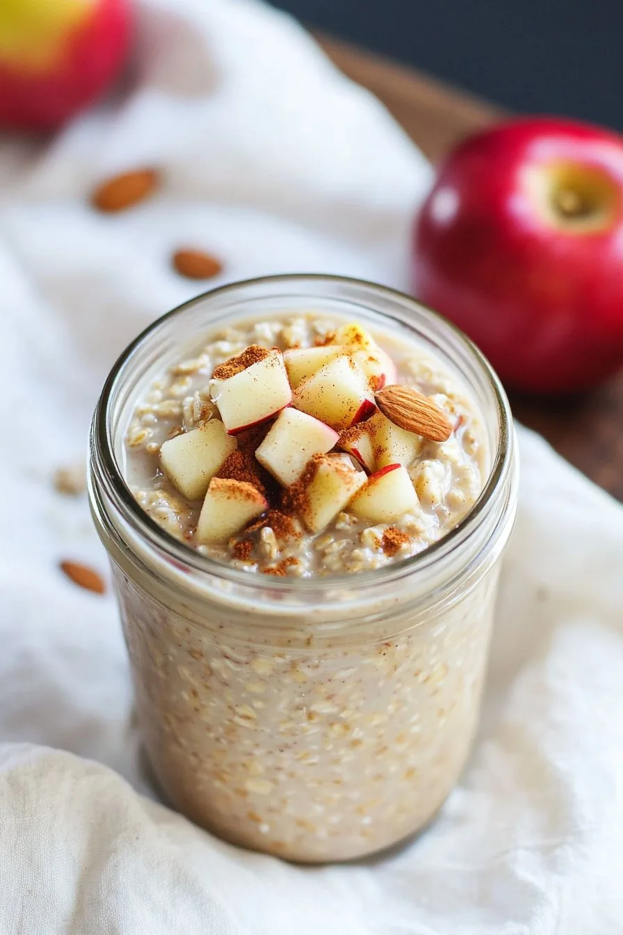 Apple Cinnamon Overnight Oats: Easy Breakfast Recipe