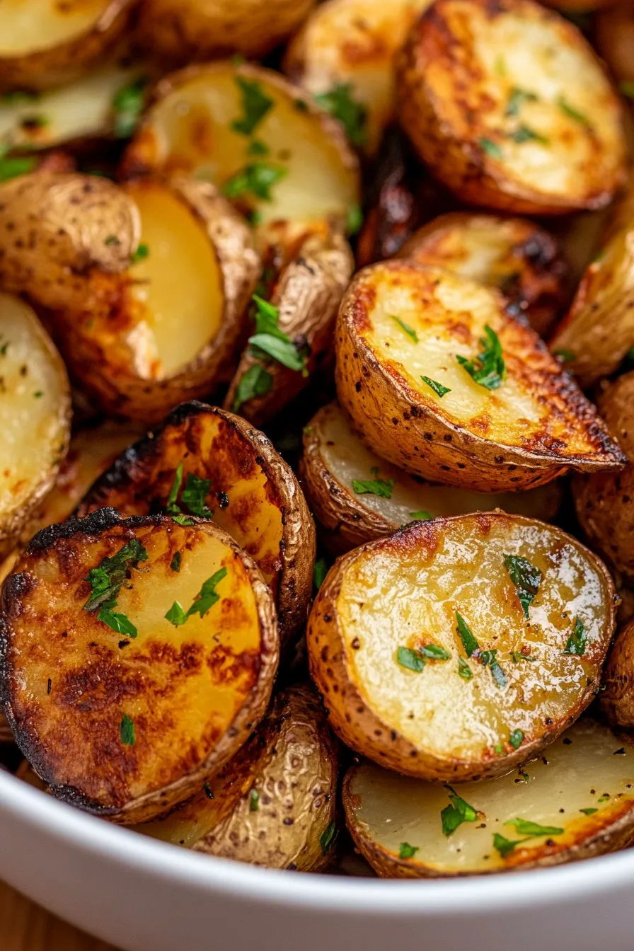 Air Fryer Sliced Potatoes