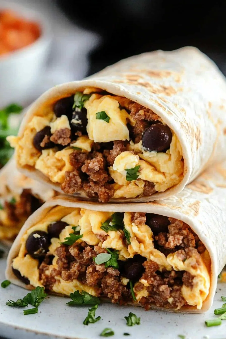 High-Protein Breakfast Burrito