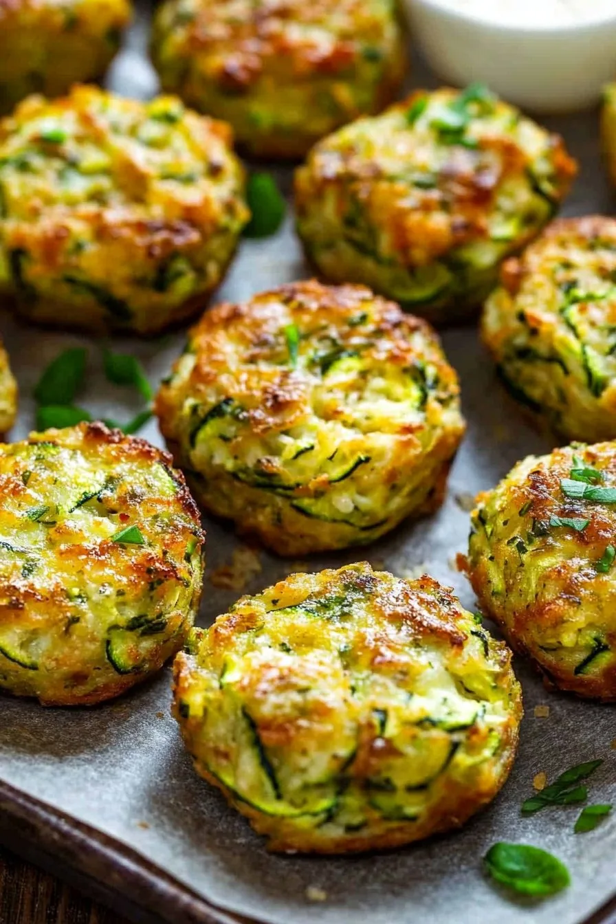 Zucchini Garlic Bites