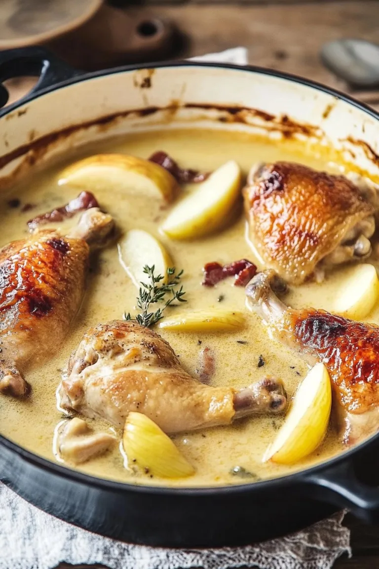 French Chicken Casserole à la Normande