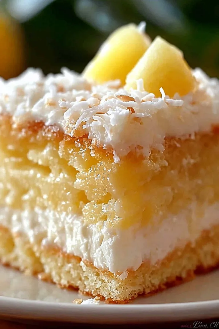 Pineapple Coconut Dream Cake