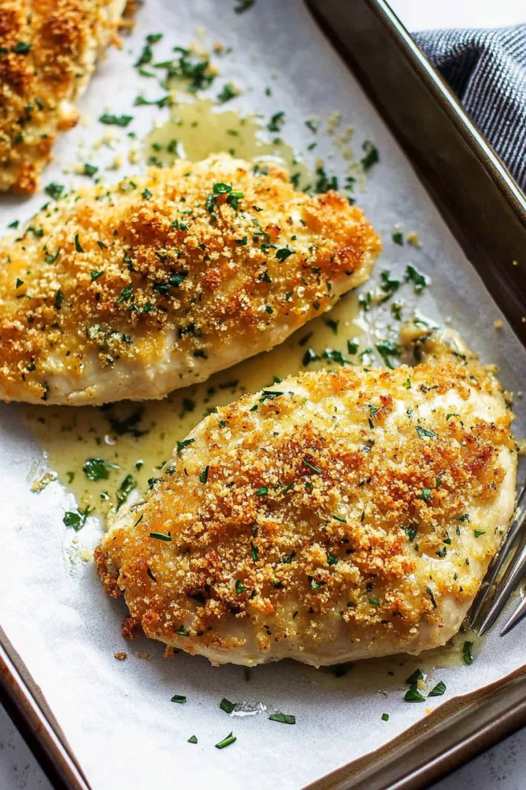 Garlic Parmesan Crusted Chicken