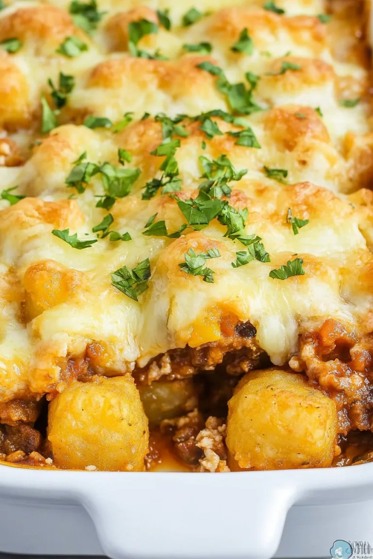 Shepherds Pie Tater Tot Casserole