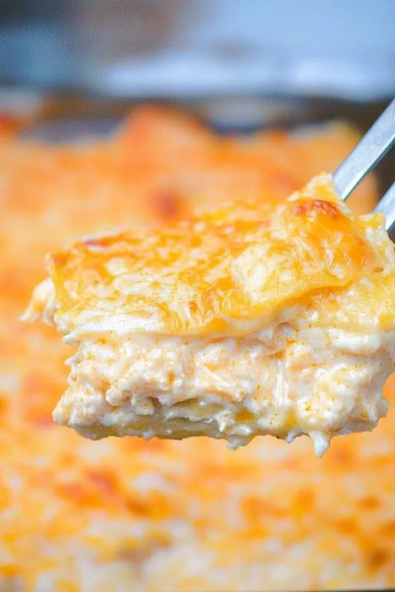 Cheesy Buffalo Ranch Chicken Lasagna