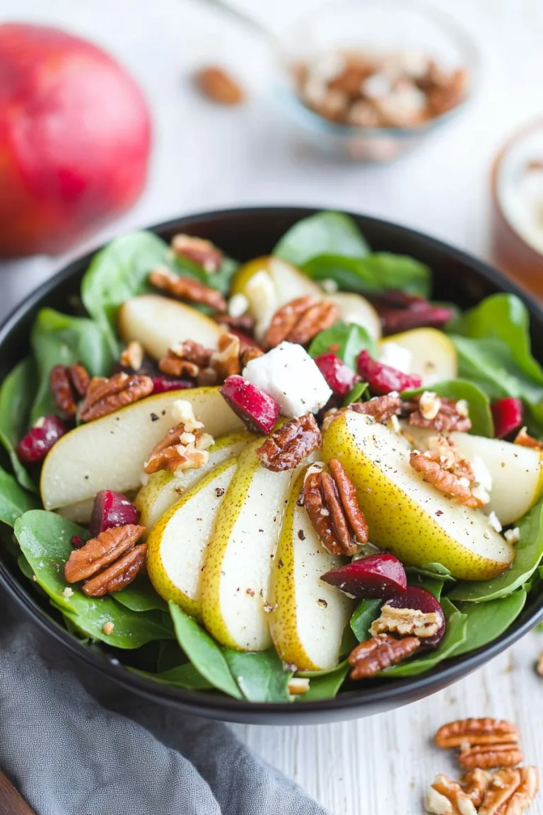 Pear Salad with Goat Cheese