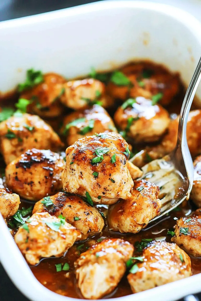 Easy Oven Baked Chicken Bites