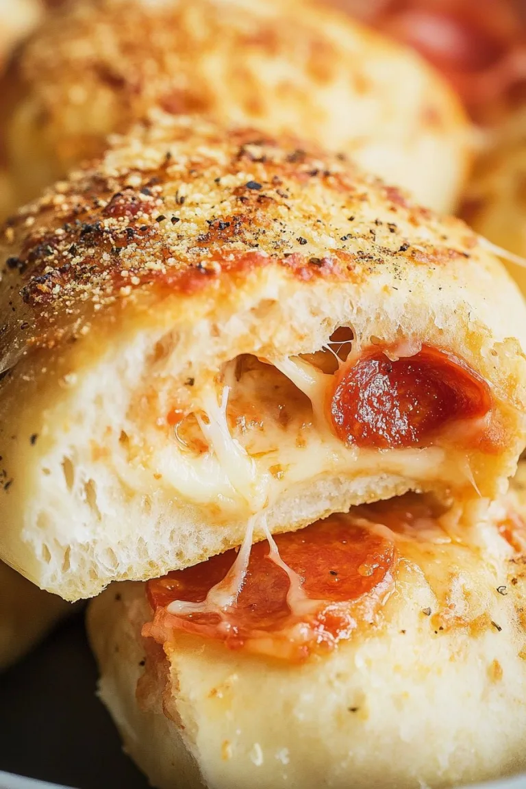 Cheesy Pepperoni Rolls