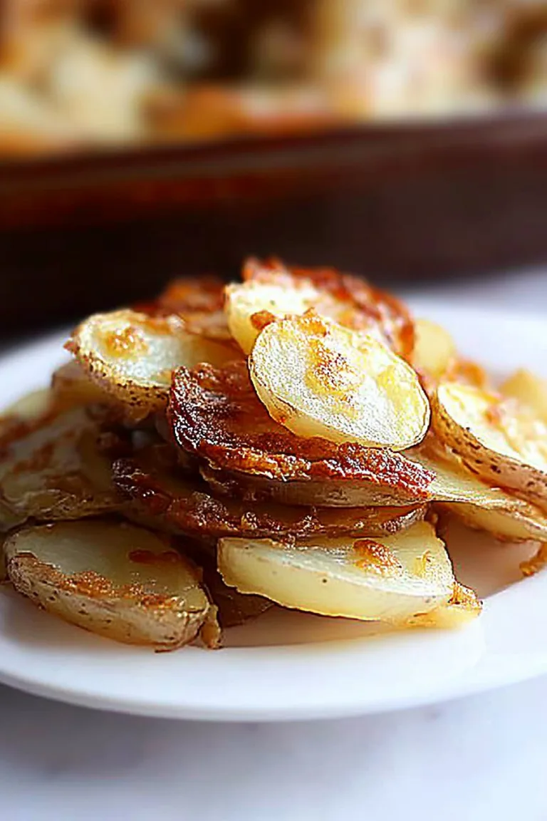 Oven Fried Potatoes Onions