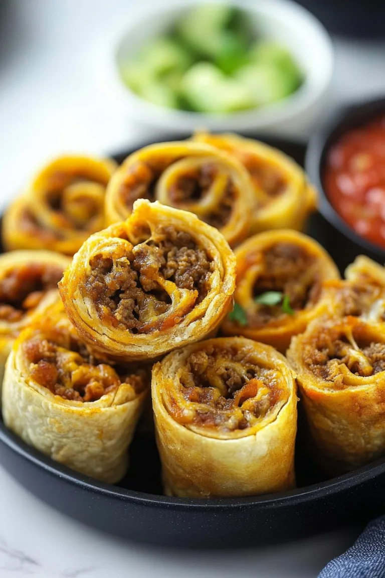 Cheesy Taco Pinwheels