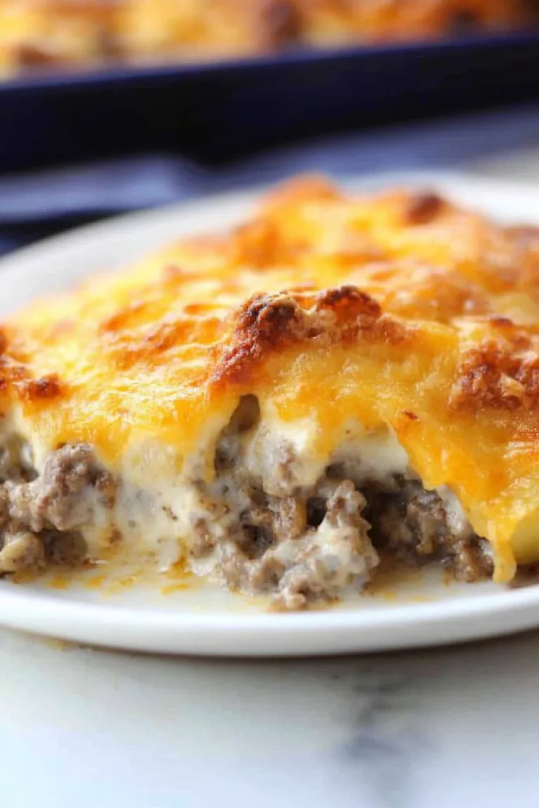 Cheesy Hamburger Potato Casserole