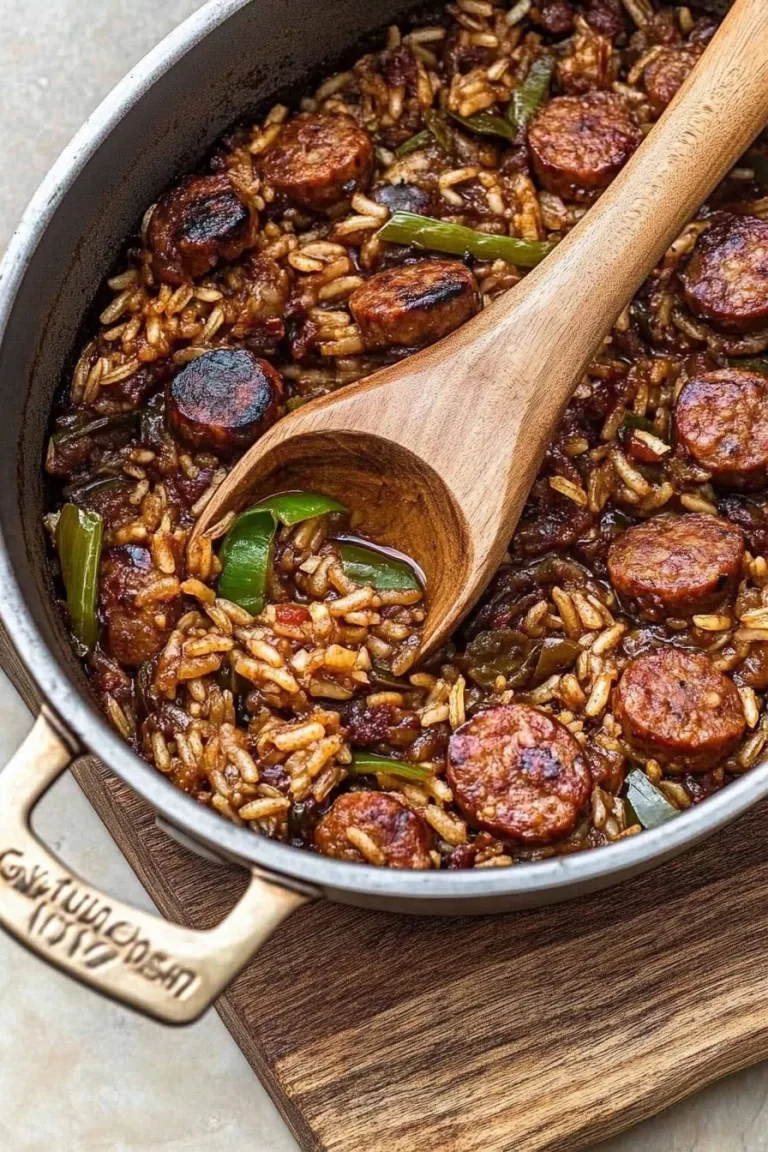 Cajun Sausage and Rice Skillet