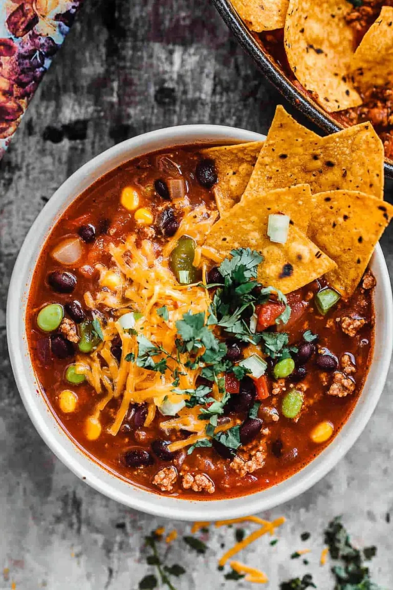 Taco Soup with Ground Beef