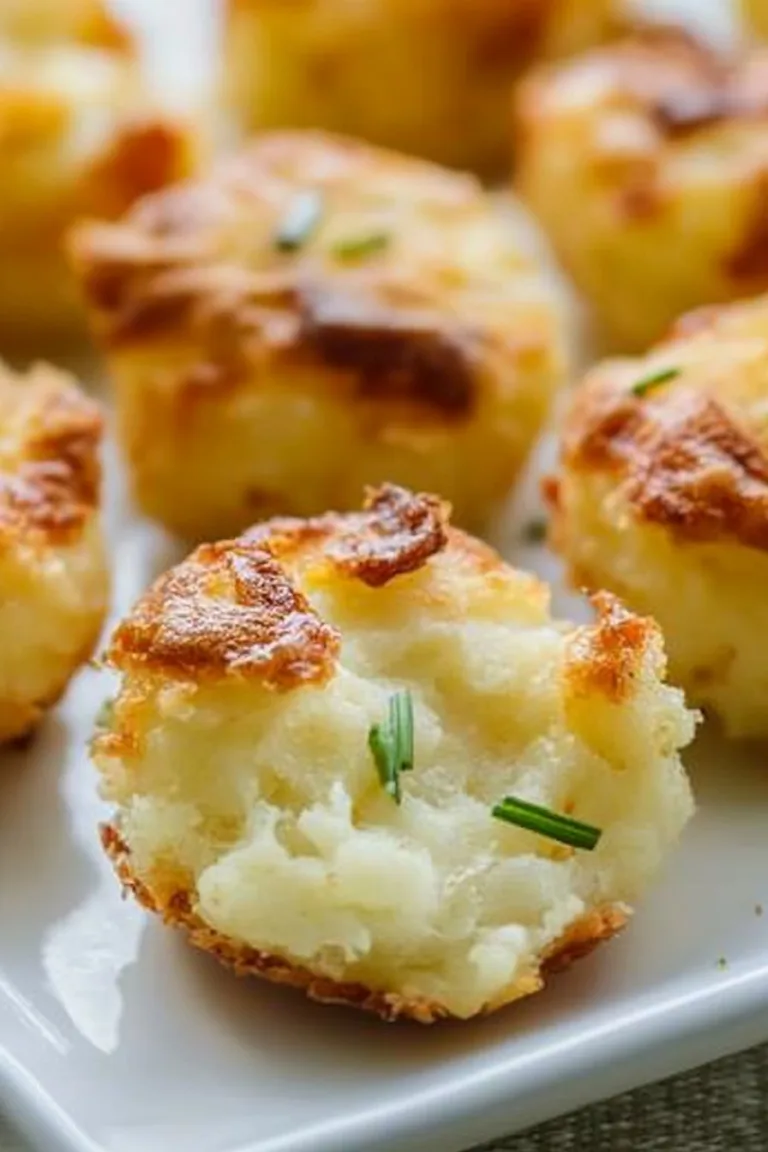 Cheesy Mashed Potato Puffs