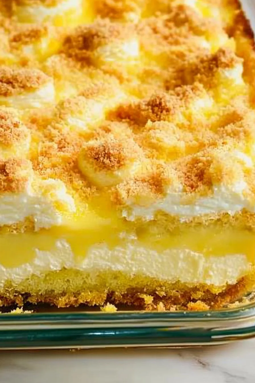 Lemon Cream Cheese Dump Cake