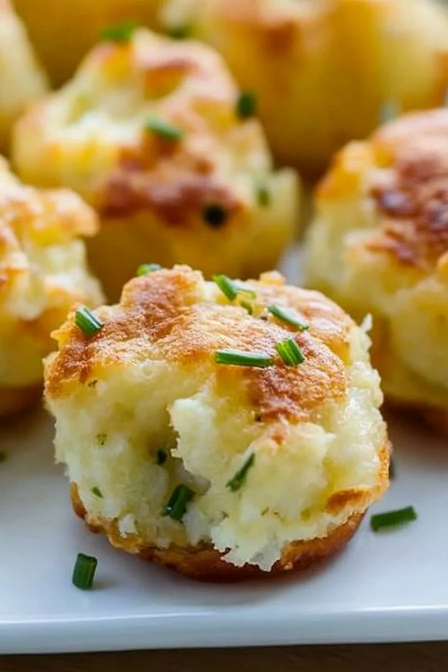 Cheesy Mashed Potato Puffs
