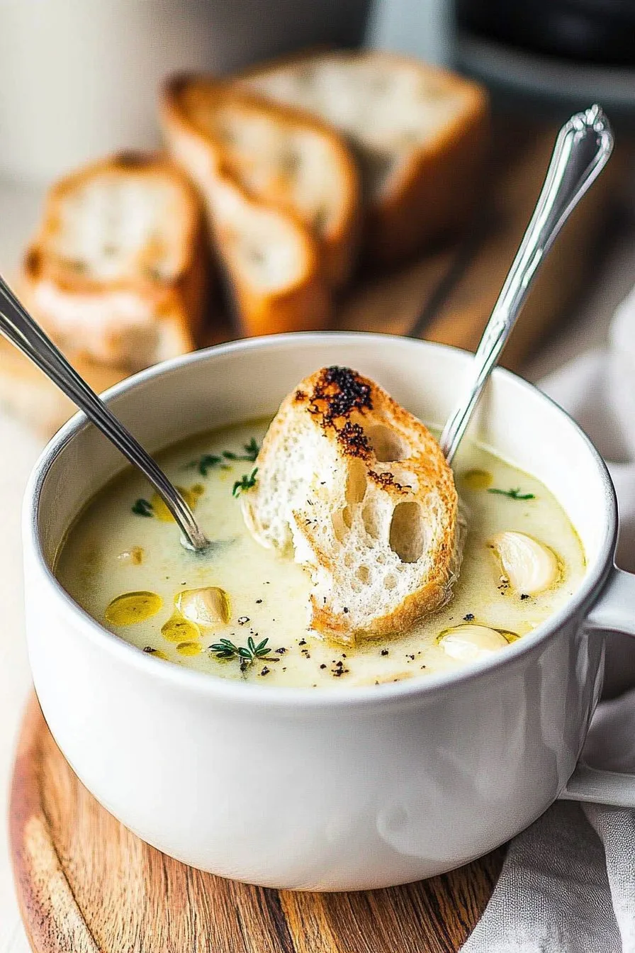 Country French Garlic Soup