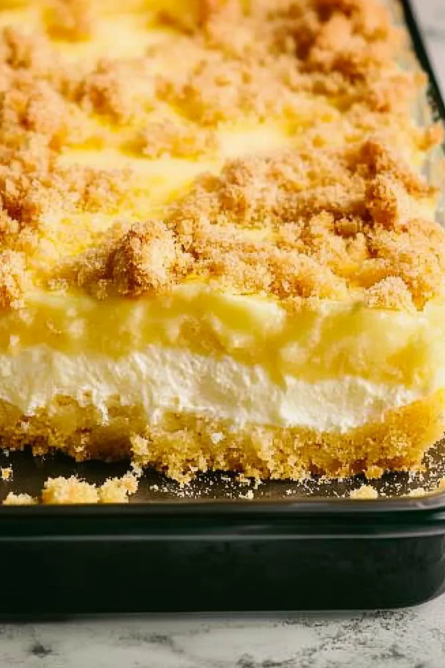 Lemon Cream Cheese Dump Cake