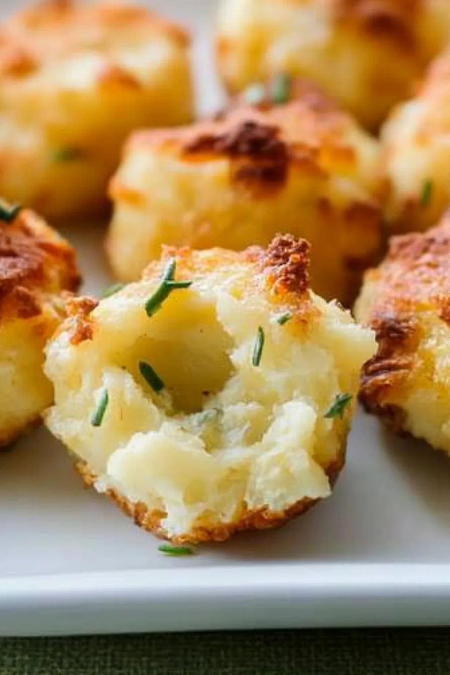 Cheesy Mashed Potato Puffs
