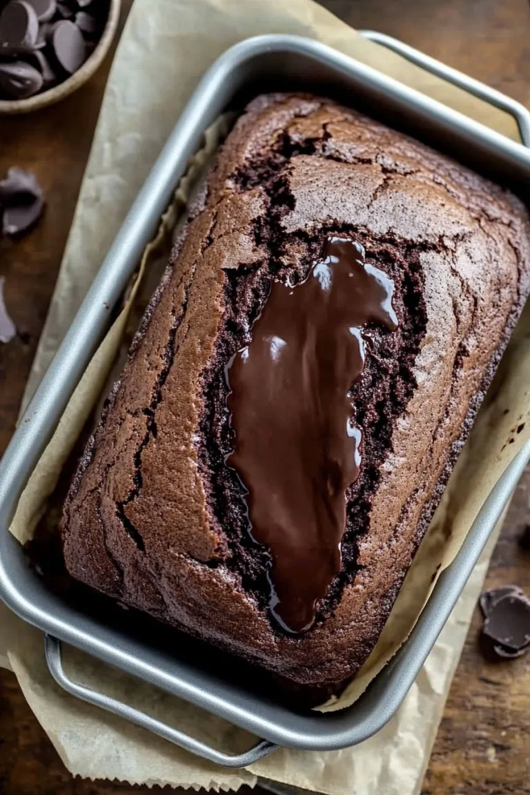 Hot Fudge Brownie Bread