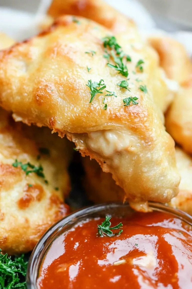 Chicken Alfredo Air Fryer Calzones