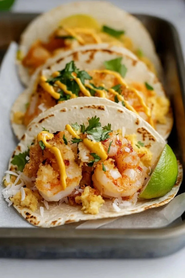 Coconut Shrimp Tacos